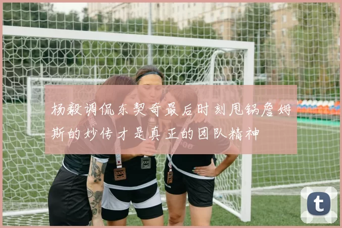 杨毅调侃东契奇最后时刻甩锅詹姆斯的妙传才是真正的团队精神